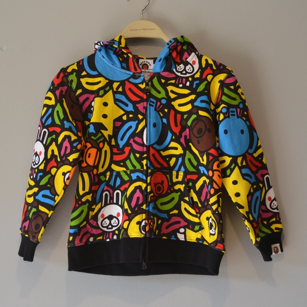 BAPE x Baby Milo Collaboration Hoodie Youth 130